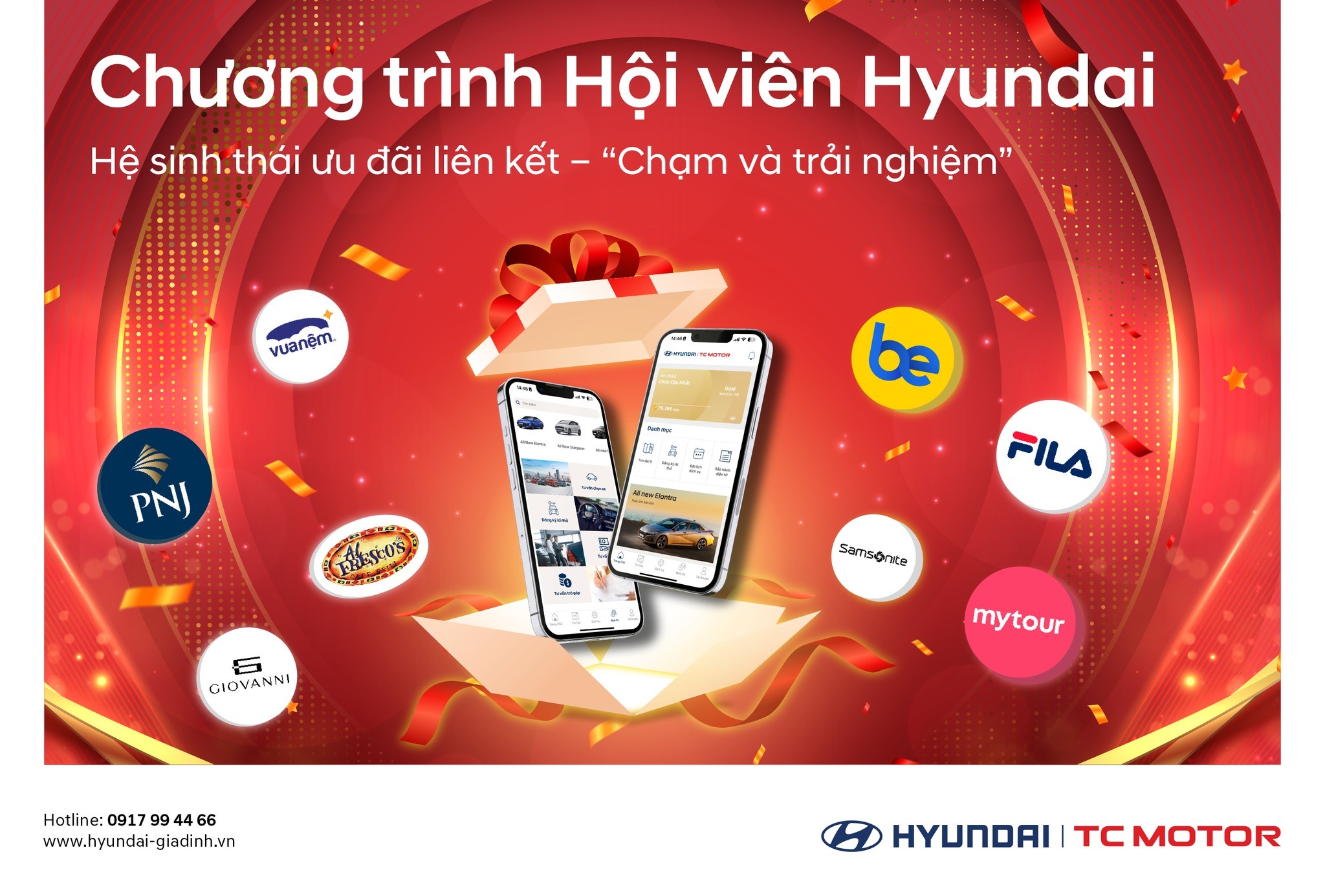 ĐA DẠNG HỆ SINH THÁI ƯU ĐÃI LIÊN KẾT DÀNH CHO HỘI VIÊN HYUNDAI
