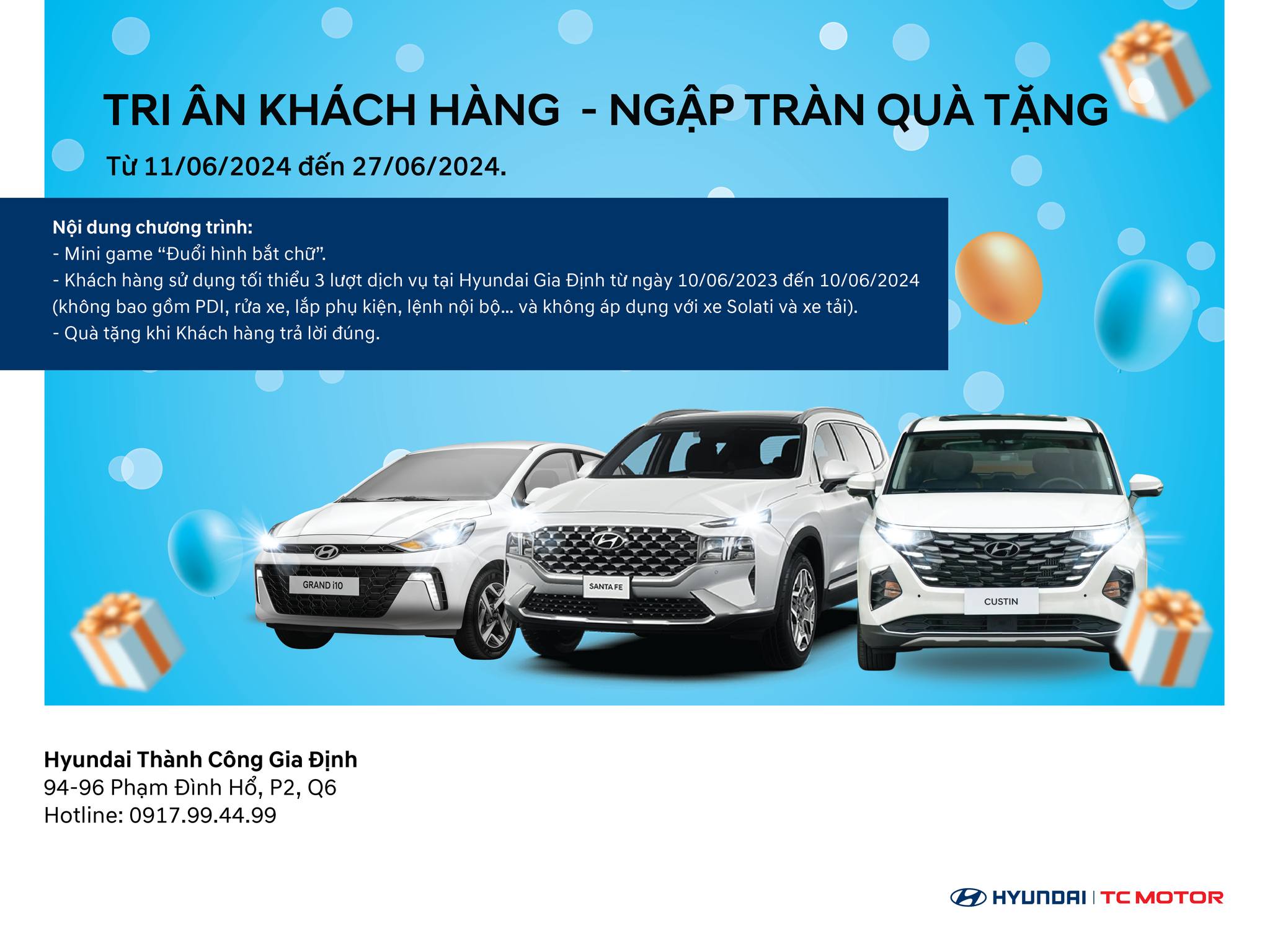 TRI ÂN KHÁCH HÀNG - NGẬP TRÀN QUÀ TẶNG