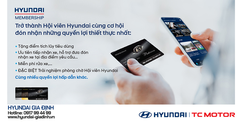 THẺ HỘI VIÊN HYUNDAI - MEMBERSHIP