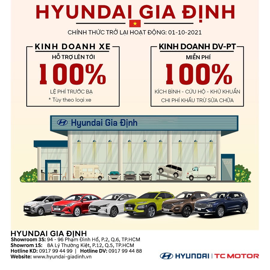HYUNDAI GIA ĐỊNH - Chính thức hoạt động trở lại